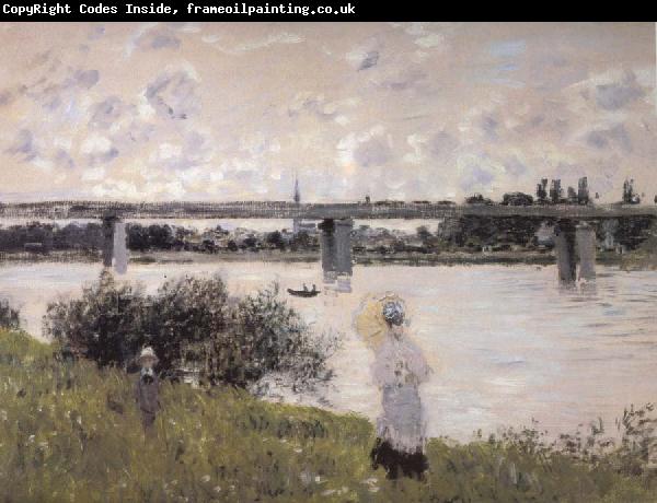 Claude Monet Byt the Bridge at Argenteuil